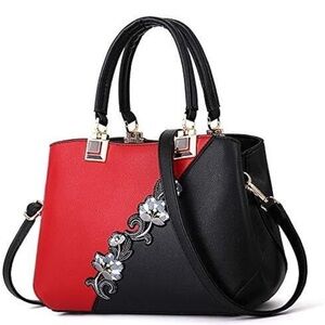 ELDA Embroidered Women's Leather Handbag